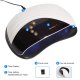 UV/LED manikīra un pedikīra lampa DUAL LED MODERN BIG Q005 90 W, Balta (51 LED, Dual LED, Low Heat Mode)