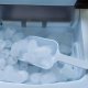 Ruhhy 00025565 Ice Maker 12kg/24h, Black Inox