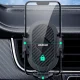 Dudao F2+ auto viedtālruņa turētājs ventilācijas restei, melns