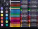 Children’s art set in carry case, 150 pieces