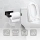 Держатель из нержавеющей стали для туалетной бумаги, Чёрный | Toilet...