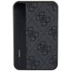 Guess Powerbank 5000mAh 15W 4G Leather Metal Logo, Black