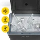 4Fizjo Liberty Mountain Goat pārnēsājams kompresora ledusskapis 37,1 l, melns/pelēks