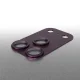 Etteri kameras aizsargstikls priekš iPhone 18 Pro Max, Dark Cherry