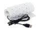 Силиконовая клавиатура USB, бесшумная, водонепроницаемая, белая
