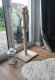 Kошачий скребок, 100 см - Бежевый/Серый | Cat Sisal Scratching Post