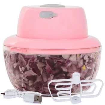Electric Vegetable and Onion Chopper with USB Charging 0.5L