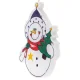 LED Window Decoration with Suction Cup Snowman