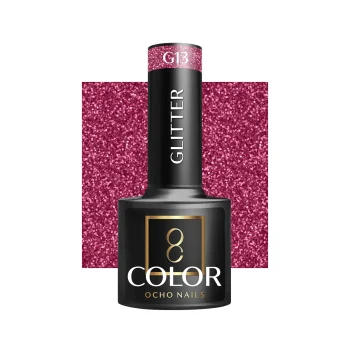 Ocho Nails Glitter G13 gēla laka, 5 g
