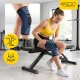Эластичный наколенник 4FIZJO XXL, черный с синим
