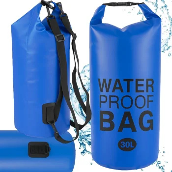 Ūdensnecaurlaidīgs maiss / mugursoma 30L, zils