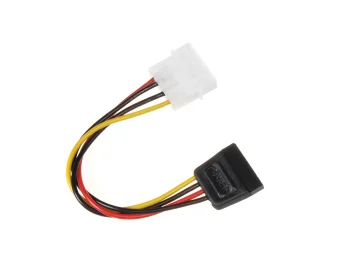 Maclean MCTV-633 barošanas adaptera kabelis, Molex uz SATA, 15 cm