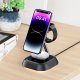 3in1 Acefast E16 15W inductive charging station phone / headphones / watch - black