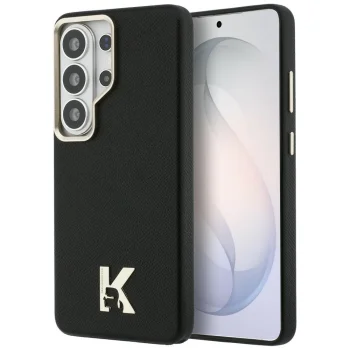 Karl Lagerfeld K Metal Logo MagSafe vāciņš priekš Samsung Galaxy S26 Ultra, melns