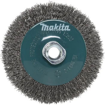Makita D-39849 koniskā stiepļu birste leņķa slīpmašīnai, 115 mm, M14