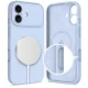Силиконовый чехол Tech-Protect MagSafe для iPhone 17 синий