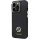 Apple iPhone 13 Pro Max 6.7\'\' Guess Silicone Logo Strass 4G Case Cover (GUHCP13XM4DGPK), Black | Telefona Maciņš...