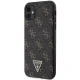 Guess 4G Triangle Metal Logo case for iPhone 11 / XR - black