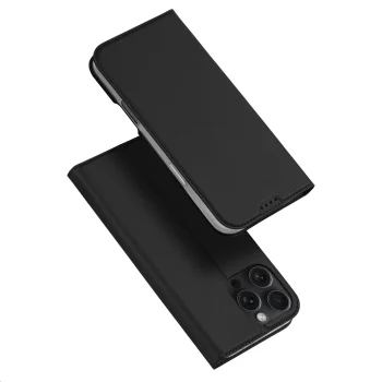 Чехол-книжка Dux Ducis Skin Pro для iPhone 16 Pro Max, черный