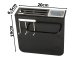 Wall-Mounted Knife Stand and Kitchen Organizer, Black