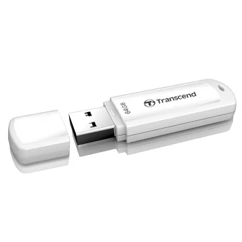 USB-флешка Transcend JetFlash 730 64 ГБ USB 3.1 Gen 1, белая