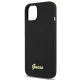 Чехол Guess Silicone Script MagSafe для iPhone 13 6.1\", черный