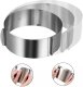 Kūkas veidne, apaļa tortes forma, regulējams konditorejas riņķis, 15 cm | Adjustable Cake Ring Baking Mold