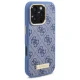 Guess iPhone 16 Pro Case 4G Logo Plate MagSafe, Blue