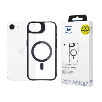 Чехол 3mk Satin Armor MagCase для Apple iPhone 16e / SE 4 Прозрачный