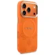 Guess Peony Hot Stamp MagSafe чехол для iPhone 17 Pro – оранжевый