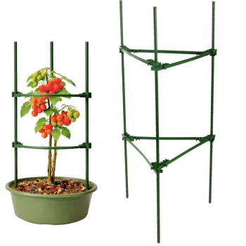 Trīsstūrveida augu balsts DIVODV 60 cm, zaļš