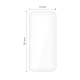 Aizsargstikls Tech-Protect Glass Fit+ iPhone 17 Air (2 gab.), caurspīdīgs