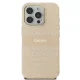 Чехол DKNY для iPhone 16 Pro Max Repeat Texture Pattern With Stripe, розовый