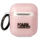 Чехол Karl Lagerfeld Ikonik Choupette для AirPods 1 / 2, розовый