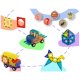 Развивающий магнитный конструктор Ricokids RK-782, 71 деталь