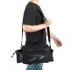 Wozinsky Bike Pannier Rack Bag with Shoulder Strap 9L, Black