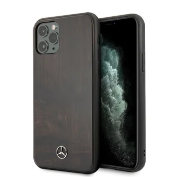 Mercedes iPhone 11 Pro vāciņš Wood Line Rosewood, brūns