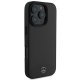 Mercedes iPhone 16 Pro Max vāciņš Textured And Plain Leather MagSafe, melns
