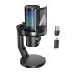 Wireless Gaming Microphone Maono DM40 Pro with AI Voice Changer & RGB