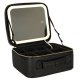Meikapa Kosmētikas Soma Organaizers ar Spoguli un LED Gaismu, melns | Makeup Case Bag Organaizer with LED Mirror
