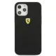 Ferrari iPhone 12 Pro Max vāciņš On Track Silicone, melns