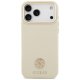 Guess Grained Strass Logo MagSafe maciņš iPhone 17 Pro Max – bēšs | Phone Case Cover