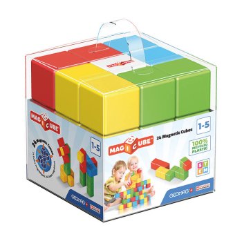 GEOMAG GEO-054 Magnetic Cubes konstruktors, 24 elementi | Magnetic Cubes Constructor