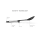 Virtuves karote Joseph Joseph Elevate Stainless-Steel Silicone Solid Spoon, sudraba / melna