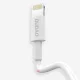 Dudao USB / Apple Iphone Lightning Data Charging Cable, 3A 1m, White | Зарядный Кабель Провод...