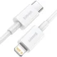 Baseus Superior Series Cable USB Type C to Apple iPhone Lightning, 20W, PD, 1m, White | Lādētājvads Datu Pārraides...