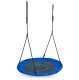 ECOTOYS bērnu dārza ligzdas šūpoles 100 cm 150 kg, zilas