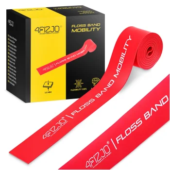 4Fizjo Floss Band rehabilitācijas lente 1.5 mm, sarkana