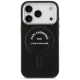 Чехол Karl Lagerfeld Embossed Open Ring RSG MagSafe для iPhone 17 Pro / 18 Pro, черный