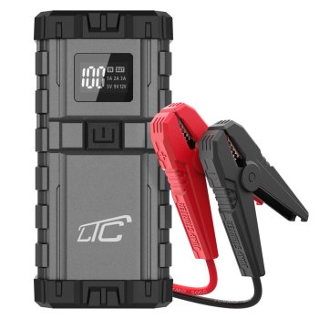 Auto starteris LTC JS240 12V 24000mAh, Powerbank ar USB-C PD 65W, 2000A palaišanas strāva